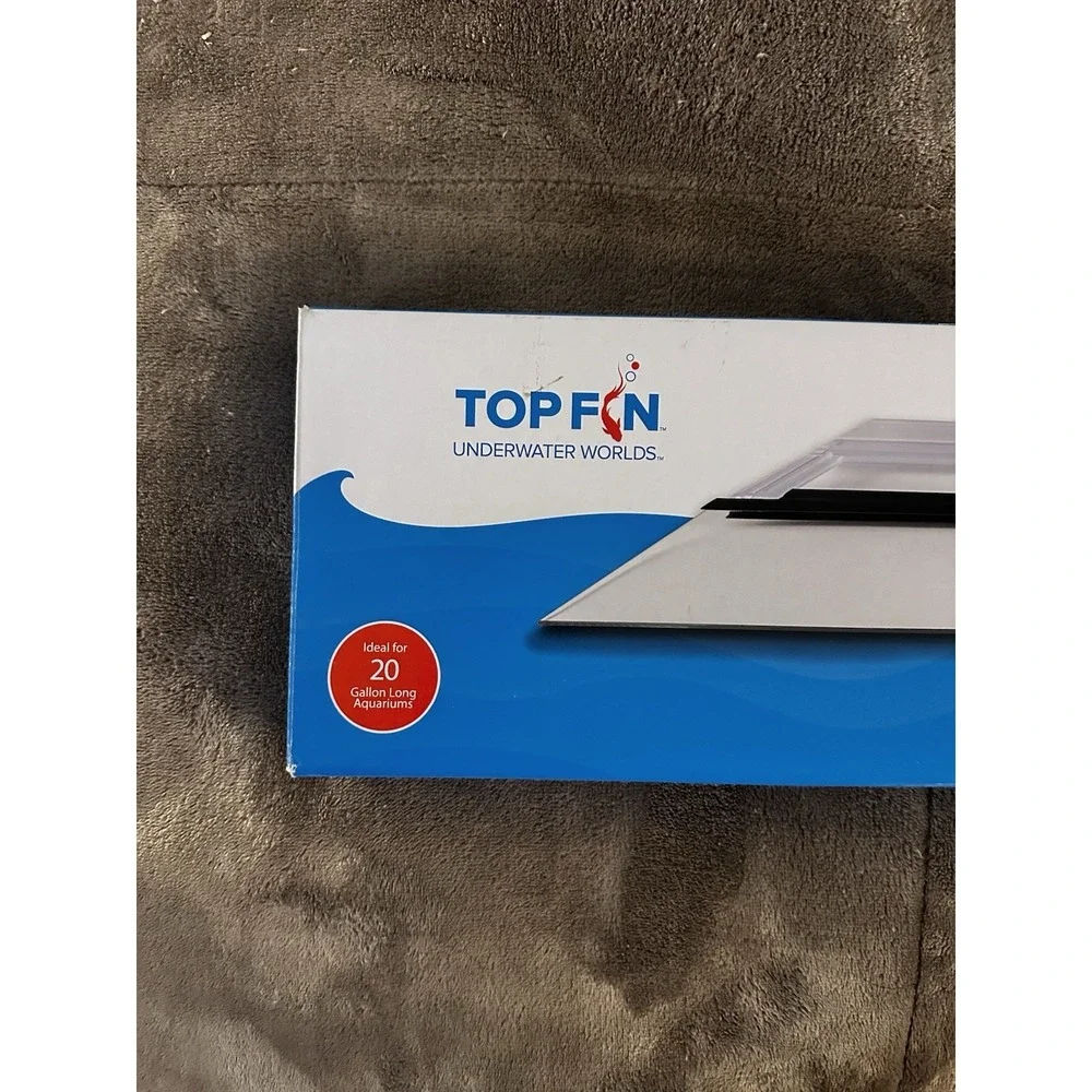 Top Fin 20 Gallon Long Aquarium Hinged Glass Top